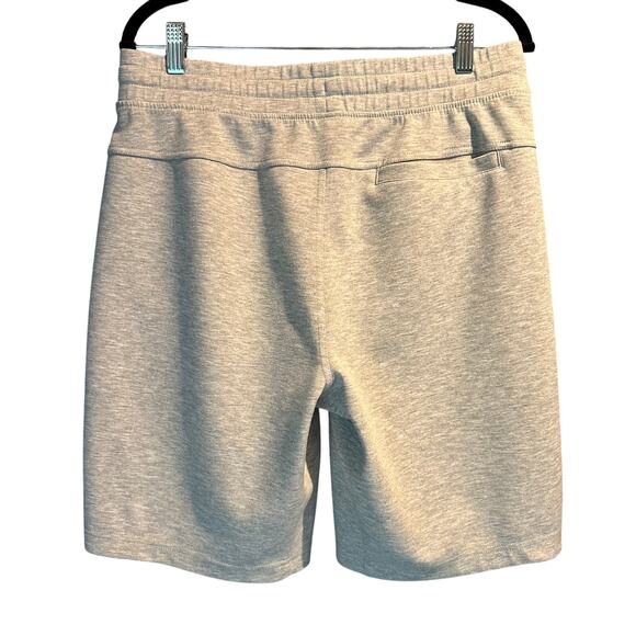 Size Medium 90 Degree Gray Gym Shorts Zipper Pockets Comfy Workout Lounge - Picture 2 of 8